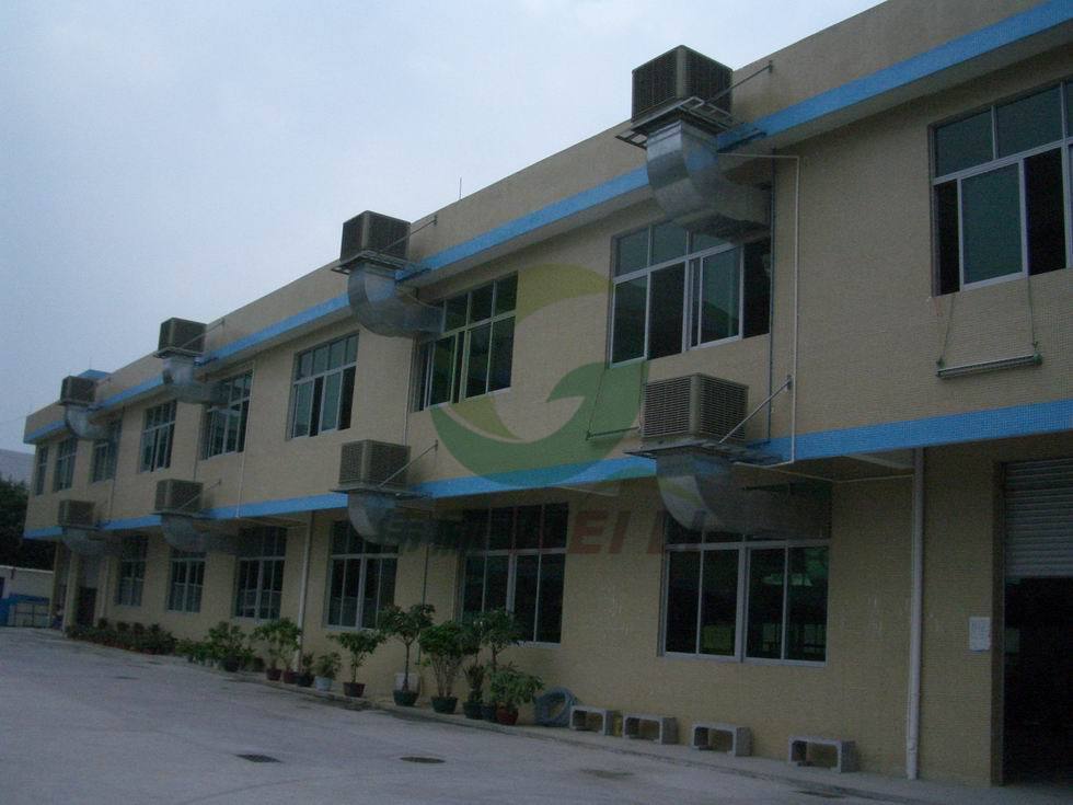 电子厂车间降温设备安装工程